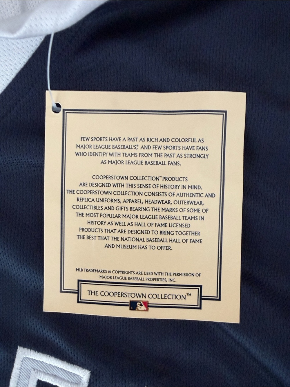 Derek Jeter 2 NY Yankees MLB Cooperstown Collection Baseball Jersey 2XLT NWT - Picture 5 of 7